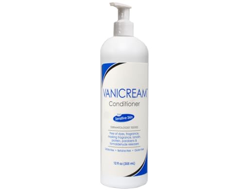 Vanicream Shampoo and Conditioner Set For Sensitive Skin - Dermatologist Tested - Set of 4 (2 Each) (12 Oz)