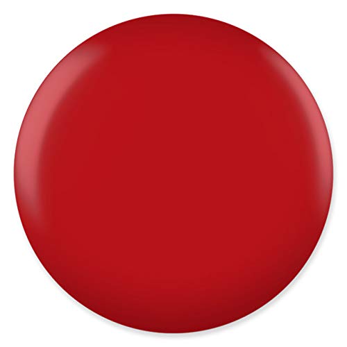 DND DC Gel Polish Set, Red Collection, UV/LED GelPolish and Air Dry Nail Lacquer, Matching Chip-Free Polish Duo, 0.5 Fl Oz Each