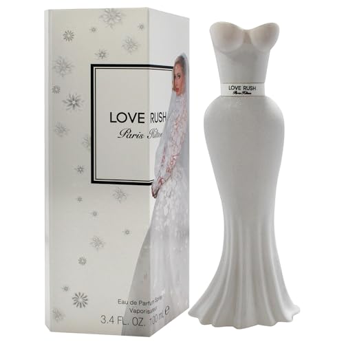 Paris Hilton Love Rush Eau de Parfum Spray Perfume for Women | Floral Fragrance | Notes of Italian Bergamot, Gardenia, Sandalwood and Vanilla | Intimate and Beautiful Long-Lasting Scent | 3.4 Fl Oz