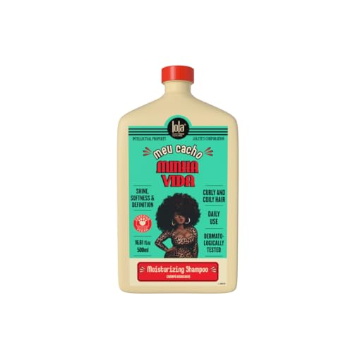 Lola From Rio - Meu Cacho Minha Vida - Hydrating Shampoo For Defined, Soft, Vibrant Curls, Nourishing, Mousturizing, Paraben, Sulfate-free 16.9 Fl Oz