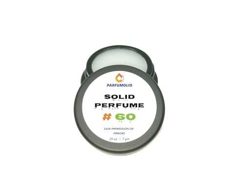 Solid Perfume #60 Inspired by Fracas Women's Portable Non-Spill Fragrance Concentrated Long Lasting 7gm / 0.25 oz