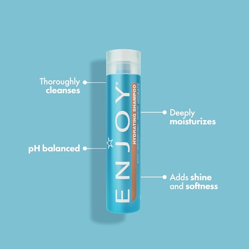 Enjoy Hydrating Shampoo – Gentle Cleanse for Soft, Shiny, Manageable Hair – Lightweight, Sulfate-Free & Color Safe – 10.1 oz