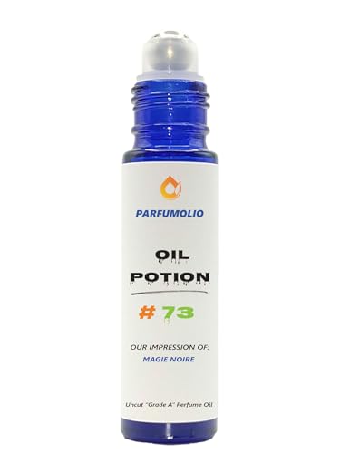 Oil Potion # 73 Inspired by Magie Noire Women's Uncut Grade A Fragrance Body Oil Dupe Concentrated Long Lasting Roll-On 10ml / 0.33 oz
