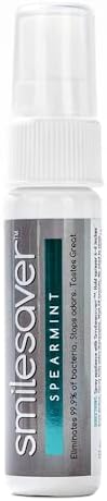 Smilesaver Retainer Cleaner Spray – Invisalign, Mouth Guard, and Denture Cleaner – Quick Oral Care for Aligner & Retainer Hygiene – Natural, Portable & Minty Fresh Oral Care Products (1oz)