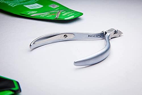 Nghia Professional Stainless Steel Cuticle Nipper C-03 (D-01) Jaw 14 Cuticle Cutter Trimmer Manicure Tools with Double Spring– Perfect Nail Care Tool at Home/Spa/Saloon Osimihome (1 PCS) C-03 D01-14