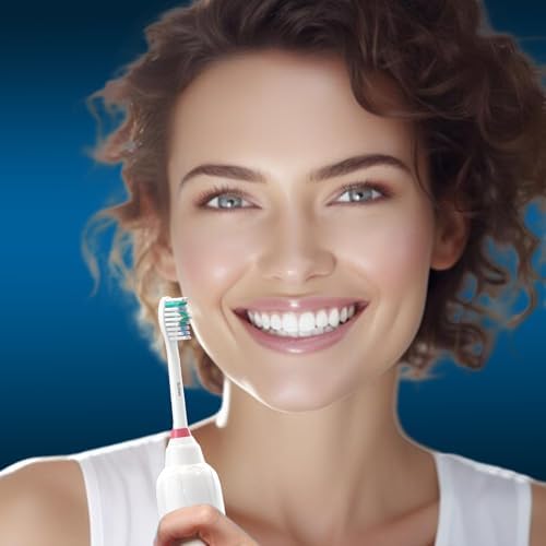 Replacement Brush Heads Compatible with Philips Sonicare, Compatible with Sonicare E Series Essence Xtreme Elite Advance and CleanCare Screw-on Electric Toothbrush, BN728, 8 Pack