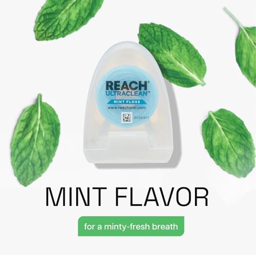 REACH Ultra Clean Flo Size 30yar Listerene Ultra Clean Floss 30yard (Pack of 10)