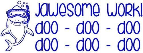 Custom Self-Inking Stamps | 49 Designs | Fun Phrases | Grading Made Easy | Classroom & Library Stamps (Jawesome Work, Xtra Large)