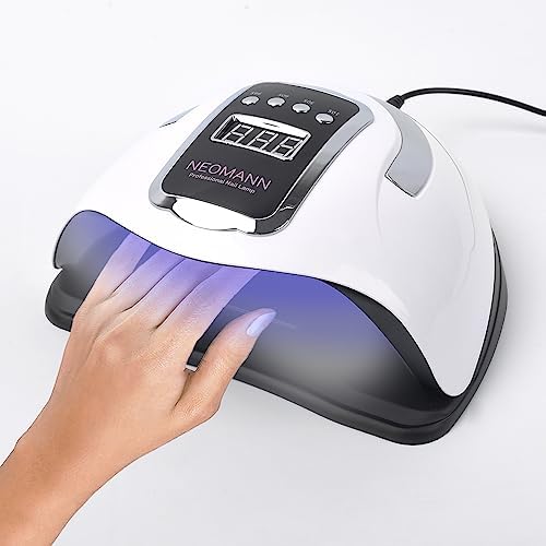 UV lamp for Gel Nails - 280 Watt & 66 Lamps, Professional LED lamp Nails, Fast Nail Dryer, 4 Timer Settings