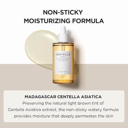SKIN1004 Madagascar Centella Ampoule 3.38fl.oz (100ml) and Light Cleansing Oil 6.76fl.oz (200ml) Bundle