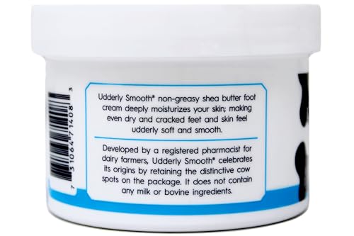 Udderly Smooth Foot Cream with Shea Butter 8 oz (Pack of 3)