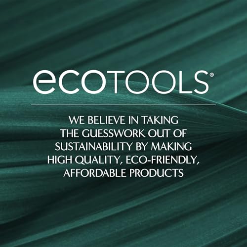 EcoTools Foot Brush + Pumice, Foot Scrubber Brush for Cleansing & Dead Skin Removal, Reveal Smooth, Soft Feet, Foot Brush for Shower & Bath, Eco-Friendly, Cruelty-Free Bristles, 4 Count