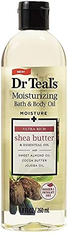 Dr. Teals Bath & Body Oil Variety Gift Set (2 Pack, 8.8oz Ea.) - Soothing Lavender & Ultra Rich Shea Butter - Essential Oils Hydrate Skin & Alleviates Daily Stress - at Home Spa Kit