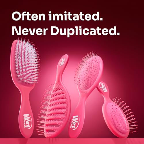 Wet Brush Speed Dry Hair Brush - Black - Vented Design and Ultra Soft HeatFlex Bristles Are Blow Dry Safe With Ergonomic Handle Manages Tangle and Uncontrollable Hair - Pain-Free (Pack of 2)