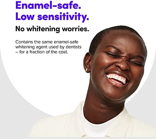 SmileDirectClub Teeth Whitening Kit with LED Light - 9 Pack Gel Pens - Professional Strength Hydrogen Peroxide - Pain Free and Enamel Safe - Up to 9 Shades Whiter in 1 Week