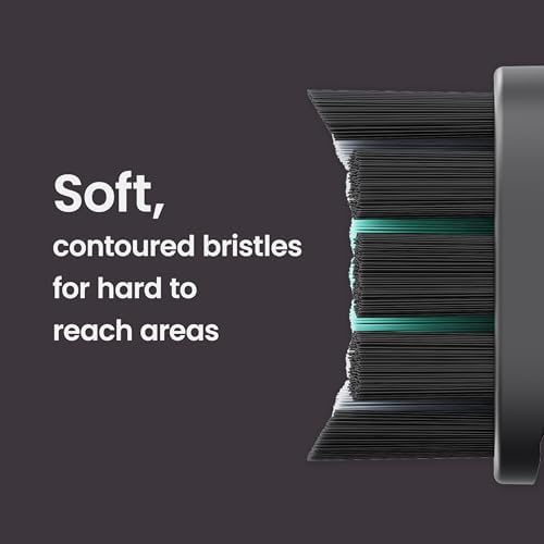 Quip Ultra Next Generation Smart Toothbrush - Timed Electric Toothbrush with Case - Replaceable Brush Head, Soft Bristles, Silicone Handle, 30-Day Battery Life - Travel Toothbrush - Eclipse