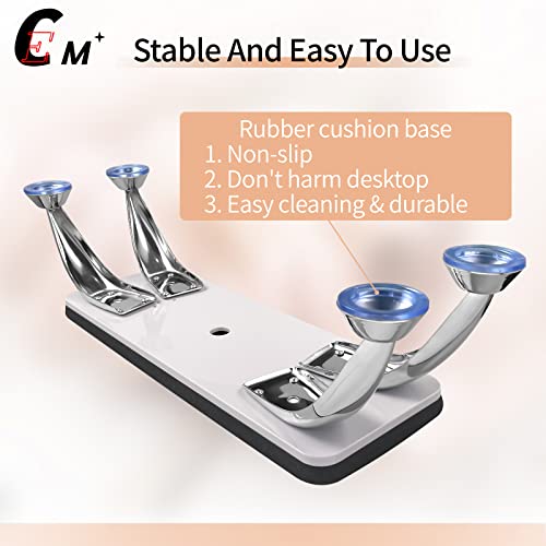 Manicure Hand Rest,Nail Arm Rest for Nail Tech,Manicure Pillow For Nails Toenails,Big Hand Rest with Soft Cushion,Black
