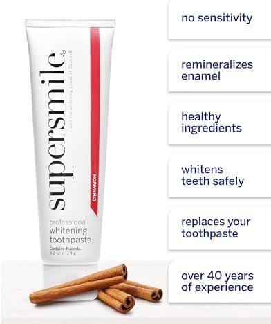 Supersmile Professional Toothpaste (4.2 oz, Cinnamon)