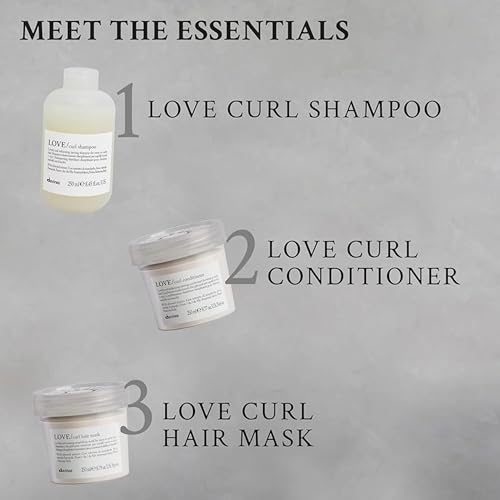Davines LOVE Curl Cleansing Cream, All In One Shampoo and Conditioner, Soften and Hydrate Wavy And Curly Hair, 16.9 Fl. Oz