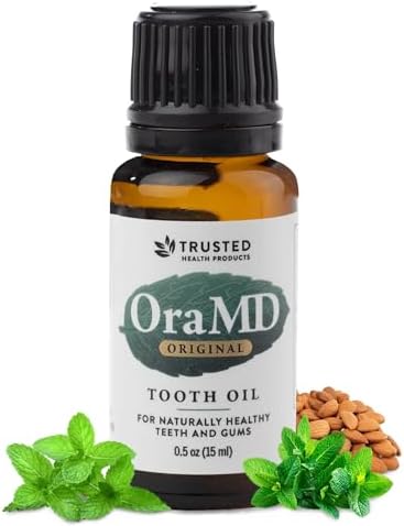 OraMD Original Tooth Oil - Healthy Gums, Fresh Breath and Helps with Sensitive Teeth - All-Natural Solution Better Than Mouthwash (1-Pack)