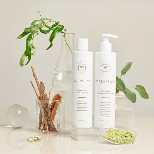 INNERSENSE Organic Beauty - Hair Renew Soothing Conditioner | Non-Toxic, Cruelty-Free, Clean Haircare (10 fl oz | 295 mL)