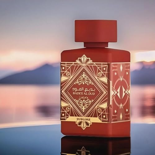 Lattafa Bade'e Al Oud Sublime - EDP Spray 100ML (3.4 OZ) & Deodorant Spray 200ML (6.7 OZ) Experience The Luxury of Woody & Aromatic Fragrance. (Value Pack)