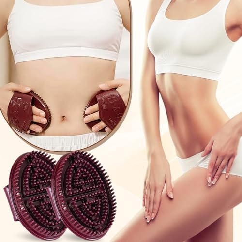 2Pcs Meridian Massage Brush,Full Body Massage Brush,Cepillos Meridianos,Eauty Salon Professional Custom Massager for Full Body SPA Massager Relaxation
