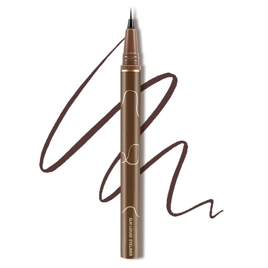 Boobeen Eyeliner Liquid Liner, Black Eyeliner Pen Waterproof with Felt Tip, Ink Liner Eye Liner Long Lasting, Quick Drying