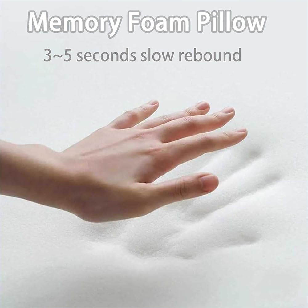 2025 Upgrade Neckhaven Pillow, Neckhaven Pillow Hospitality Collection, Neck Haven Pillows, Ergonomic Memory Foam Cervical Neck Pillow for Sleeping, for Back Stomach Side Sleeper (Black)