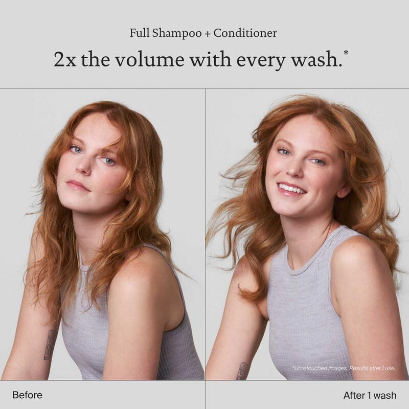 Living Proof Voluminous Hair Essentials Kit - Travel Size Full Shampoo, Conditioner, Texture Foam and Dry Volume & Texture Spray ($76 value)