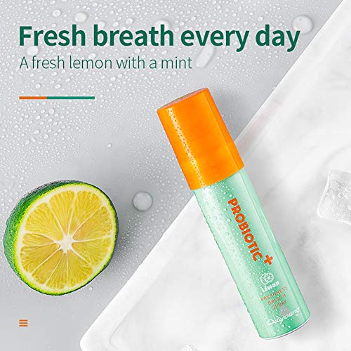 Breath Spray for Bad Breath Fresheners Mouth Spray Mint Oral Care Health Spray for Dry Mouth With Surprise Gifts, 0.5 fl.oz/Bottle (Pack of 2)