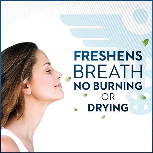Oral-B Dry Mouth Oral Rinse Mouthwash, Moisturizing Mint, 16 Fl Oz