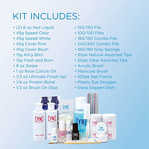 Young Nails Professional Kits & Accessories for Home Nail Kit, Starter Kit, Beginners, and/or Nail Professionals