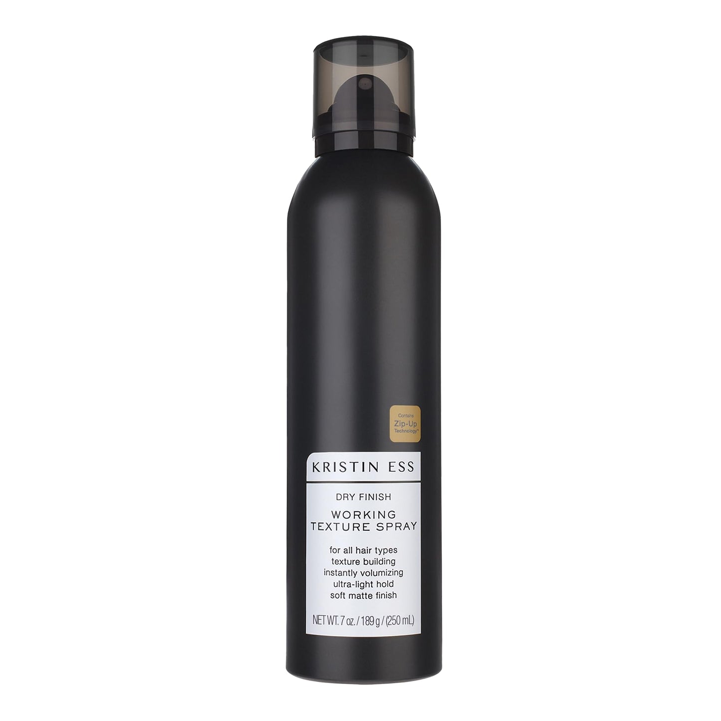 Kristin Ess Dry Texture Hair Spray | Volumizing & Texturizing Styler, Ultra-light Hold Hairspray for Curls, Waves, & Fine Hair | Soft Matte Finish, Fresh Pear Fragrance, 7 oz
