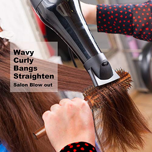 BESTOOL Round Hair Brush for Women or Men, Boar Bristle Hairbrush for Quick Blowout, Add Shine/Volume, Minimize Damage (2.5 Inch)