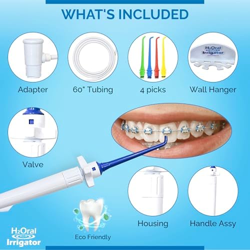Oral Irrigator Shower Floss Dental Care System | Advanced Shower Water Flosser for Healthy Gums and Teeth | Shower Flosser | Dental Water Flosser for Superior Dental Hygiene at Home | Made in U.S.A.