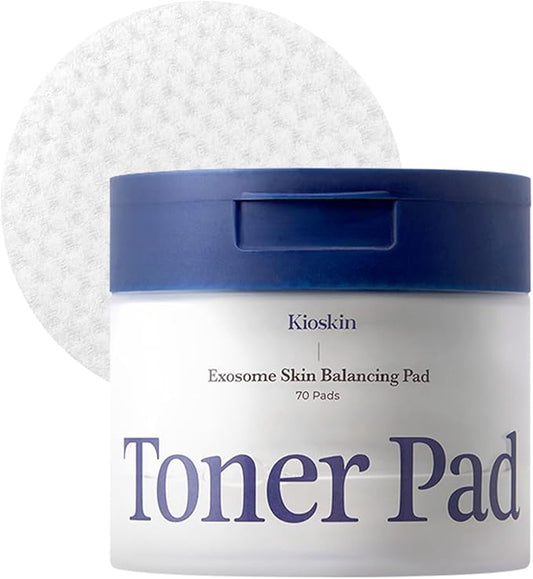 35% Smaller Pores & 32% Reduced Pore Area – Improves Skin Texture by 8% – Soothes, Hydrates & Brightens with CICA Exosomes, AHA/BHA/PHA & Fruit Enzymes – Korean Skincare Favorite Toner Pad Kioskin