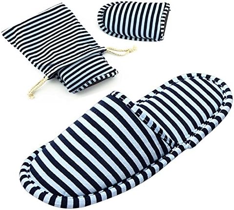 Non-Disposable Travel Slippers Portable Cotton Spa Hotel Guest Indoor Slippers