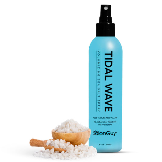 THESALONGUY Tidal Wave Sea Salt Spray for Men - Volumizing & Texturizing Spray with Natural Sea Salt & Kelp for Beach Waves | Light & Non-greasy | Paraben & Alcohol-Free for All Hair Types