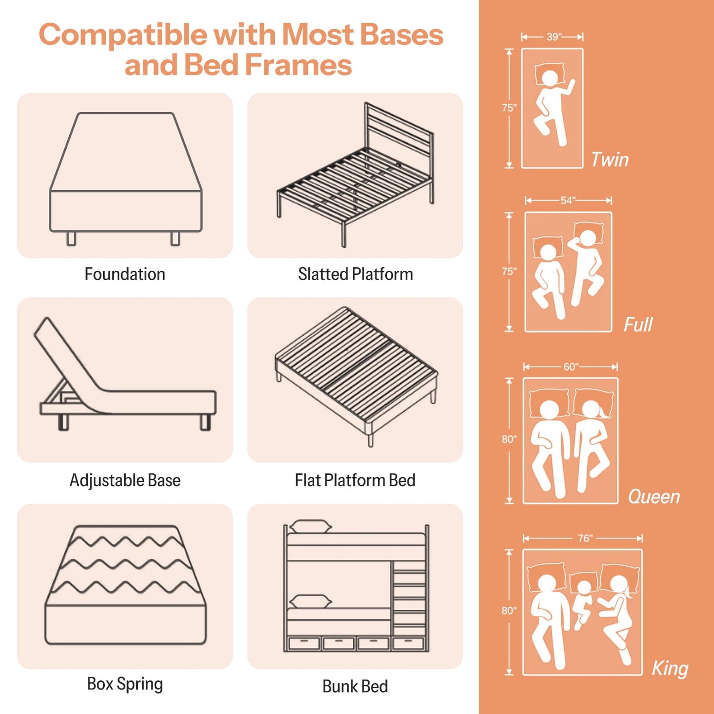 Life Balance Queen Size Mattress 10 Inch, Cooling Gel Memory Foam Mattress for Back Pain, Motion Isolation, Pressure Relief, Fiberglass Free, CertiPUR-US Certified, Medium Firm Mattress in a Box