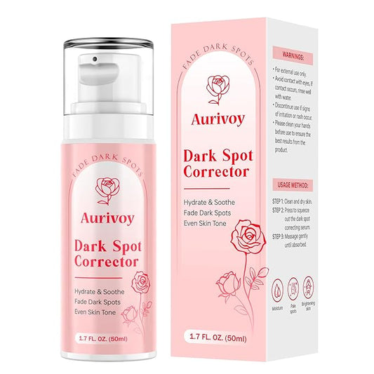 Dark Spot Remover for Face and Body - Dark Spot Corrector Serum for Face - Sun Spots, Age Spots, Freckles & Melasma Remover - Brown Spot Corrector Evens Skin Tone for All Skin Type 1.7 Fl Oz