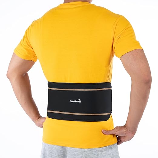 Back Smart Brace for Lower Back Pain Relief - Lightweight Copper Lumbar Brace for Men and Women, Lumber Support Belt with Adjustable Velcro for Sciatica - Large/X-Large, 1 Pack