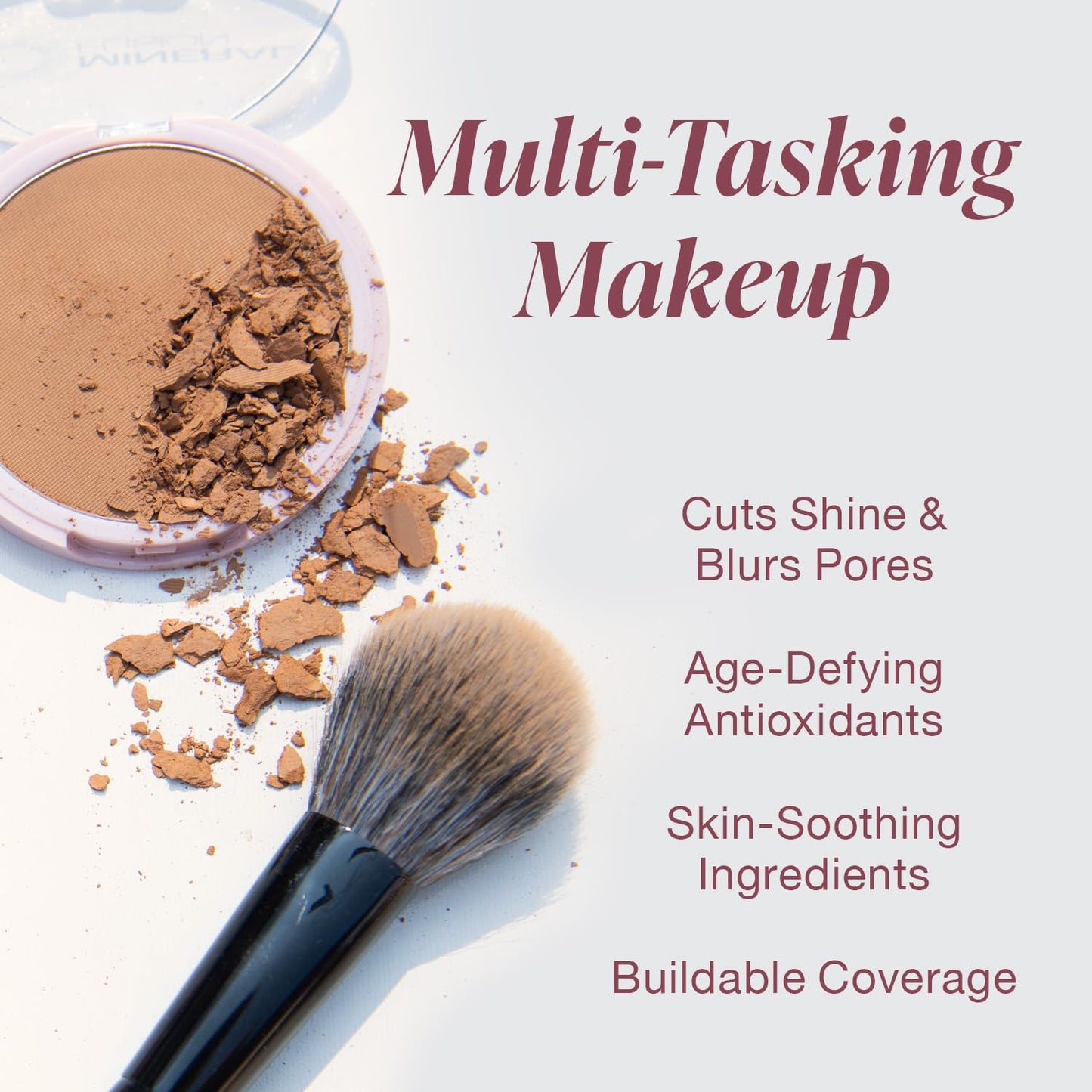 Mineral Fusion, Pressed Powder Foundation Warm 2, 0.32 Ounce