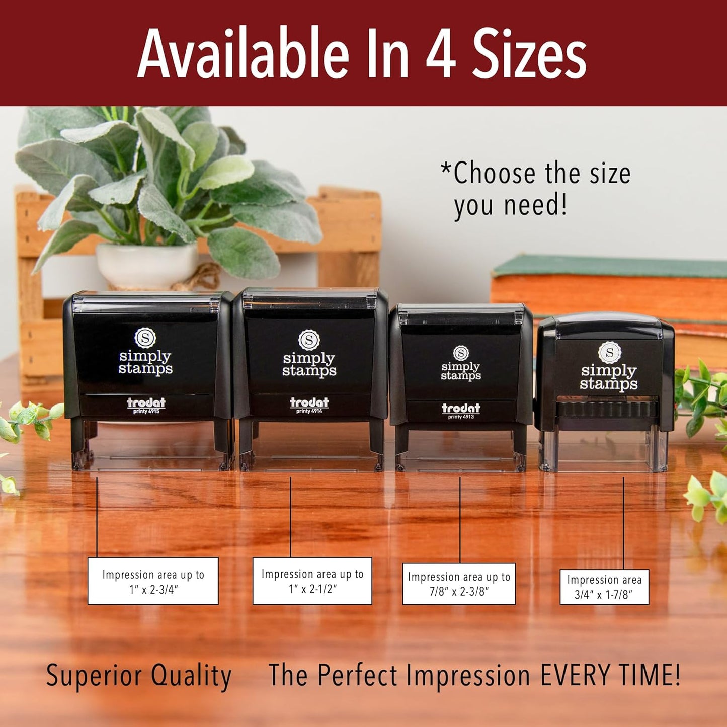 Fragile Office Stamp | 4 Different Sizes | 20 Designs | Multiple Color Options | Perfect for Quick Validation of Office Documents (Fragile, Xtra Wide)