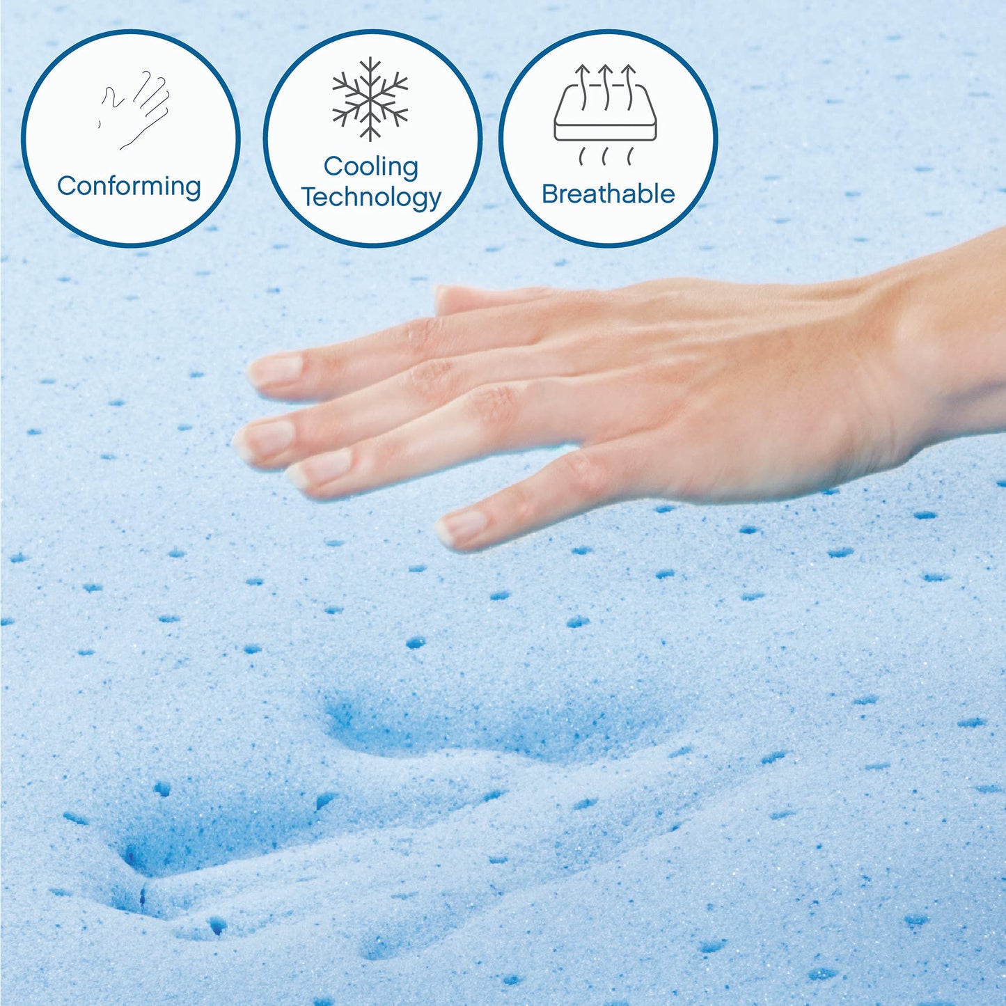 Cool Gel 10 Inch Full Size Mattress Memory Foam Medium Firm, Gel Memory Foam Mattress Full Matress Cooling, Made in the USA, 10" Depth with Pressure Relief, CertiPUR-US Certified No Fiberglass, Bed