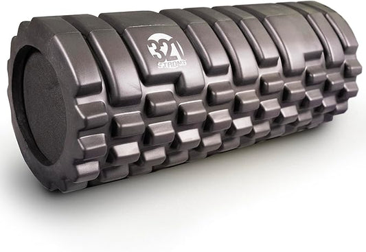 321 STRONG Foam Roller - Medium Density Deep Tissue Massager for Muscle Massage and Myofascial Trigger Point Release, with 4K eBook
