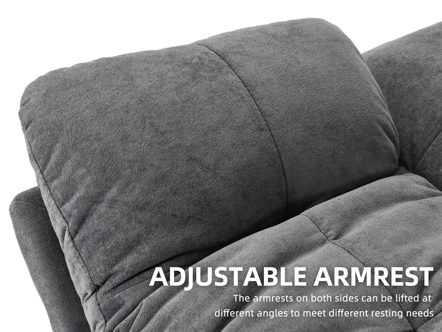 DWVO Multifunctional Futon Sofa Bed, Convertible Sleeper Sofa, 70" Folding Futon Set for Living Room Home Office Aprtment, Modern Folding Couch with Adjustable Backrest & Armrests, Grey