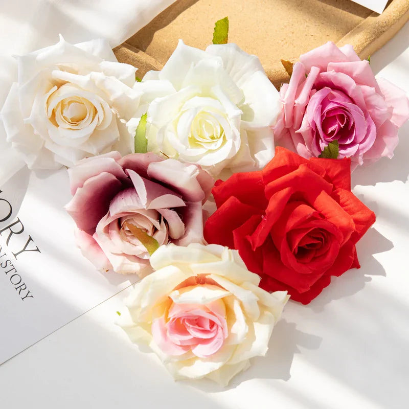 10CM Artificial Rose Heads Bulk