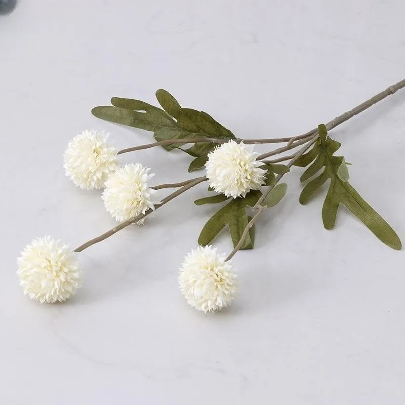 5 Heads Silk Dandelion Flower Bouquet