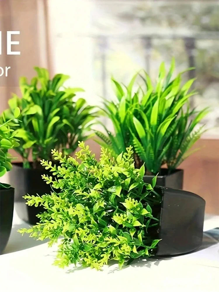 Mini Artificial Eucalyptus Potted Plant